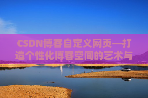 CSDN博客自定义网页—打造个性化博客空间的艺术与技巧